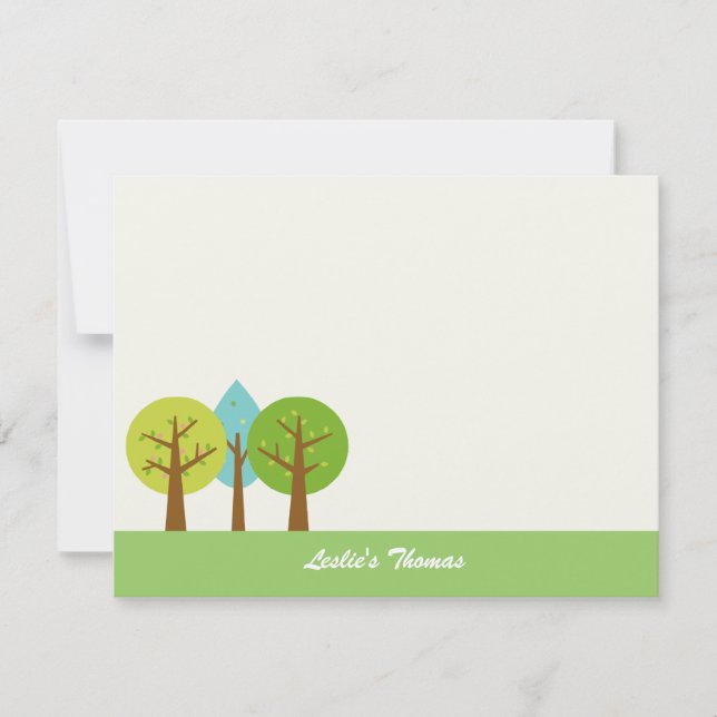 Paisagem de Verão Obrigado Cartões (Frente)