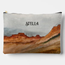 Paisagem Desértica Ocidental em Aquarela