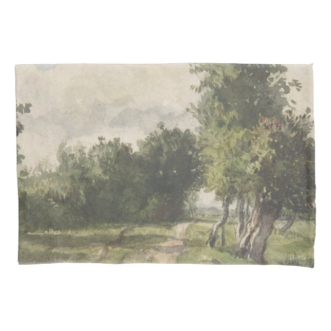 Paisagem do Caminho com Aquarela - Troyon Constant (Frente)