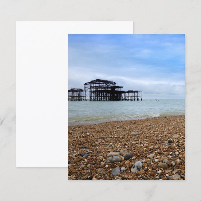 paisagem do píer oeste de Brighton (Frente/Verso)