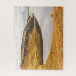 Paisagem do quebra-cabeça de Islândia - lago