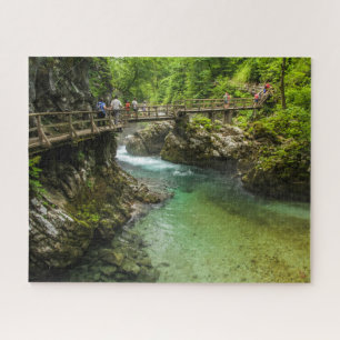Paisagem do quebra-cabeça de Slovenia -