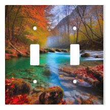 Paisagem do Rio de Outono Tranquilo