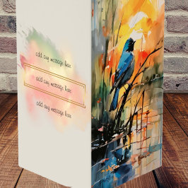 Paisagem e Pássaro Coloridos