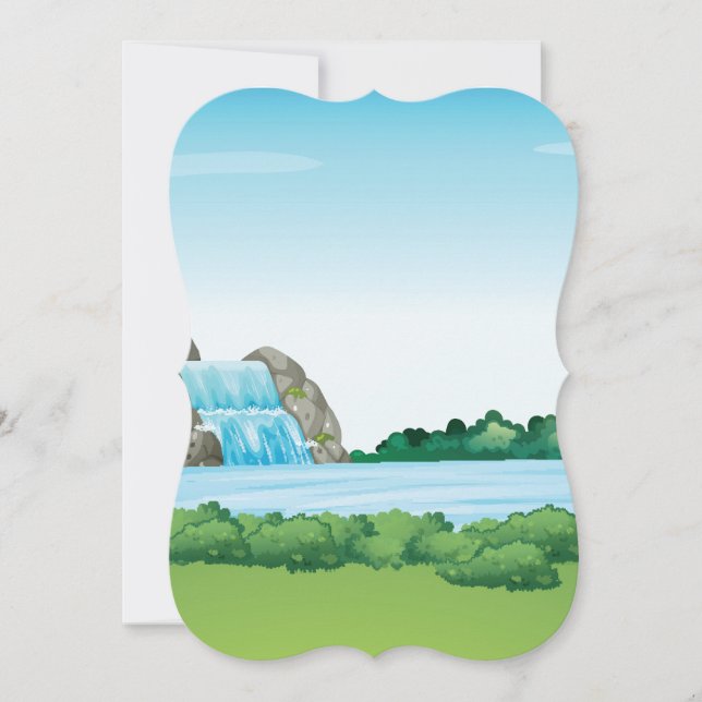 Paisagem em cascata (Frente)