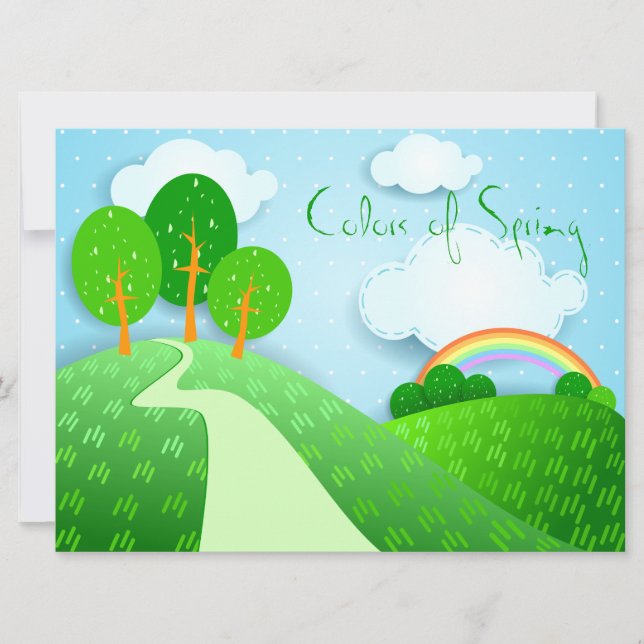 Paisagem fantasma, convite (Frente)