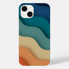 Paisagem Flat Boho Abstrato Sunset e Mounts