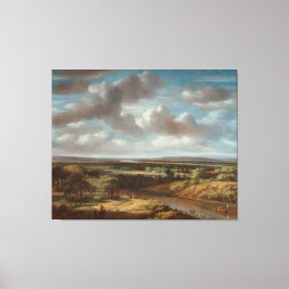 Paisagem fluvial, Philips Koninck, 1676 Canvas Pri