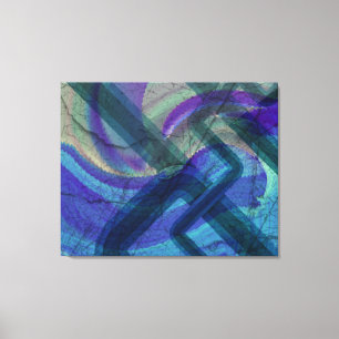 Paisagem industrial Abstrato 4 canvas estendida