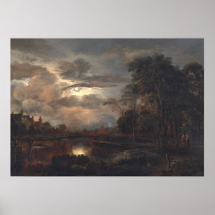 Paisagem lunática - van der Neer Fine Art Poster