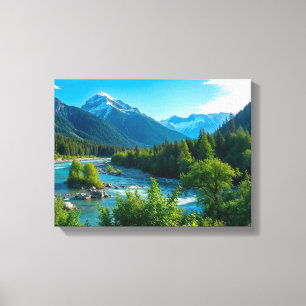 Paisagem Nº 10, Impressão em Tela da Série Paisage