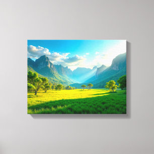 Paisagem Nº 13, Impressão em Tela da Série Paisage