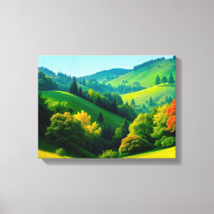 Paisagem Nº 2, Impressão em Tela da Série Paisagen
