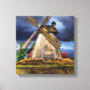 Paisagem na Holanda Impressão em Tela