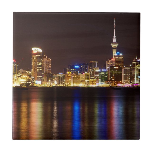 Paisagem Noturna da Cidade de Auckland (Frente)
