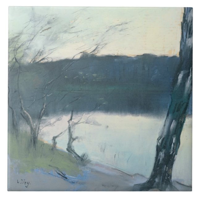 Paisagem (pastel em canvas) (Frente)