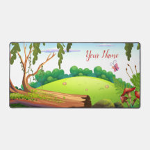 Paisagem Pastoral Serene do Flor Pacífico