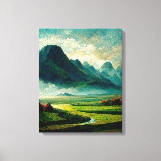 Paisagem Pintura Canvas Pintura Parede