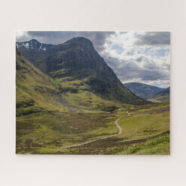 Paisagem Quebra-cabeça da Escócia - Glencoe Valley (Horizontal)