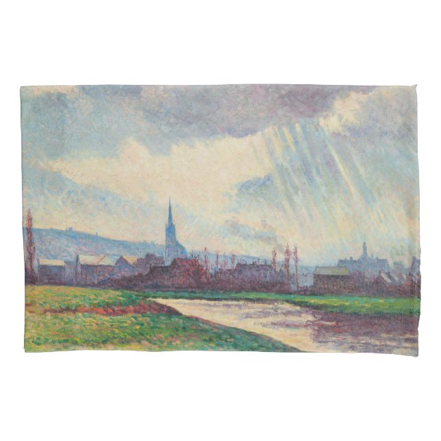 Paisagem rural com rio (por Maximilien Luce) (Frente-Esquerda)