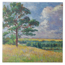 Paisagem rural em Méréville, França (Arte)