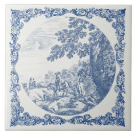 Paisagem Rural Vintage Chic Delft Azul