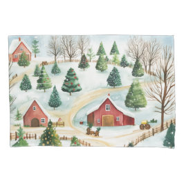 Paisagem russa de inverno com árvores de flores