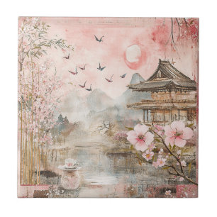 Paisagem Serena de Flor de Cerejeira Rosa (4)