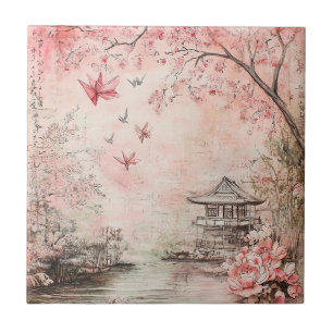 Paisagem Serenidade Flor de Cerejeira Rosa (6)