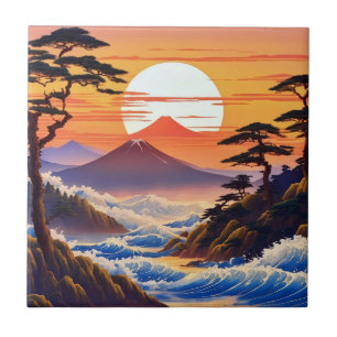 Paisagem Sunrise Japonesa