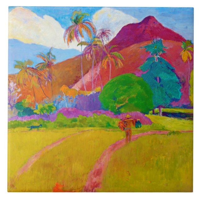 Paisagem Taitiana, Gauguin (Frente)