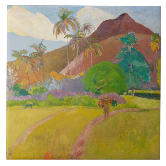 Paisagem taitiana (por Paul Gaugin) (Frente)