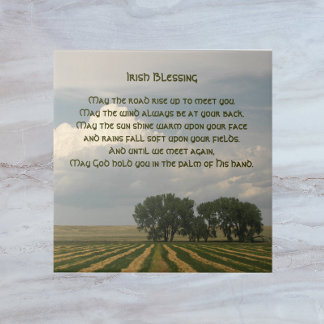 Paisagem tradicional irlandesa de bênção da agricu