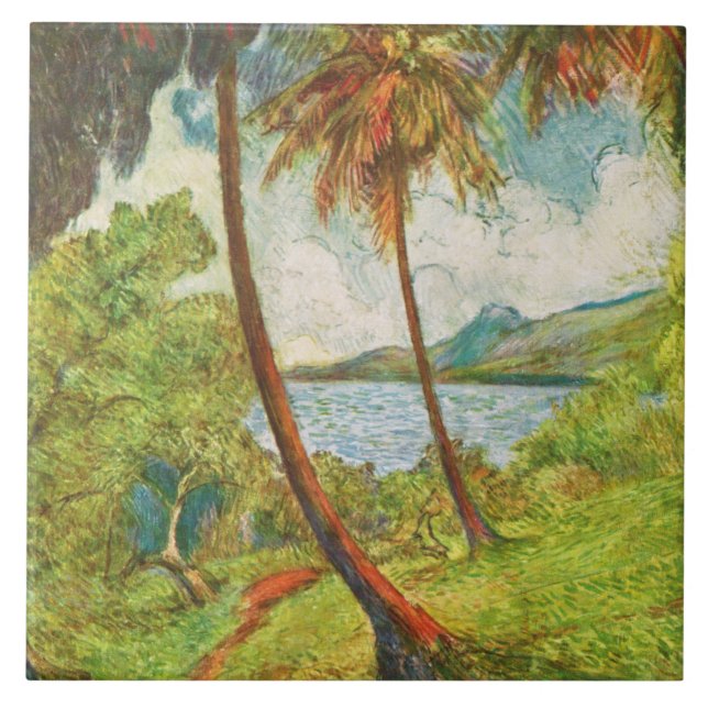 Paisagem tropical em Martinica (Charles Laval) (Frente)