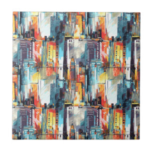 Paisagem Urbana Abstrata de Cyberpunk (2)