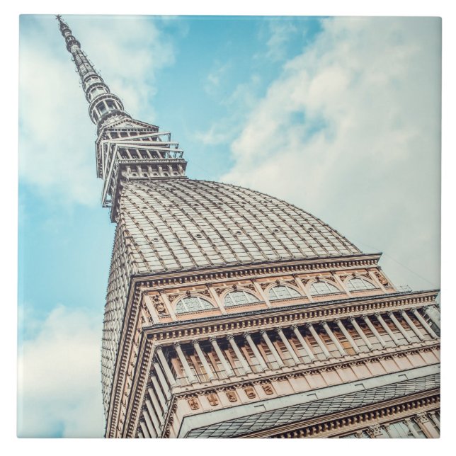 paisagem urbana de Mole Antonelliana, Turim, Itáli (Frente)