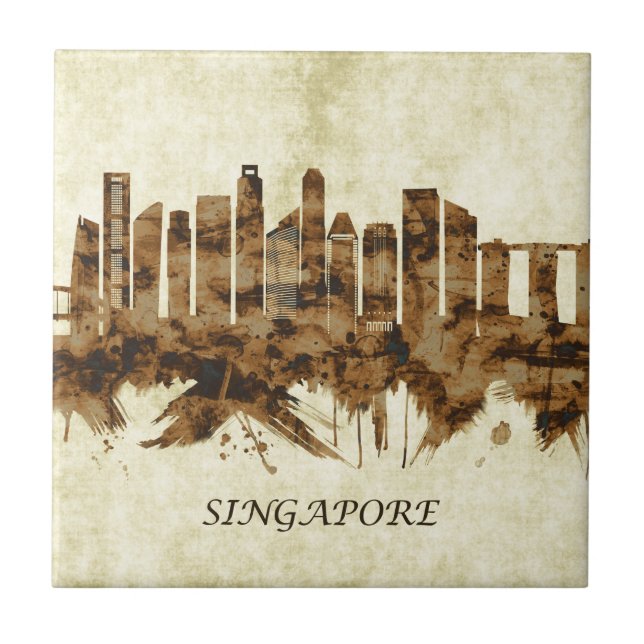 paisagem urbana de Singapura (Frente)