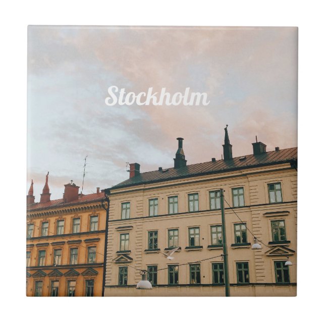 Paisagem Urbana de Södermalm em Estocolmo (Frente)
