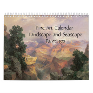 Paisagens 2017 e Seascape do calendário das belas