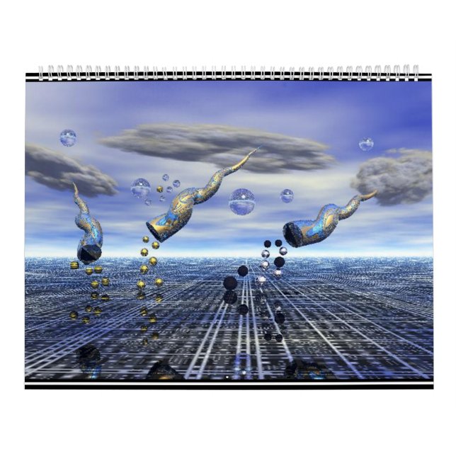 Paisagens de Fantasia do Calendário (Capa)