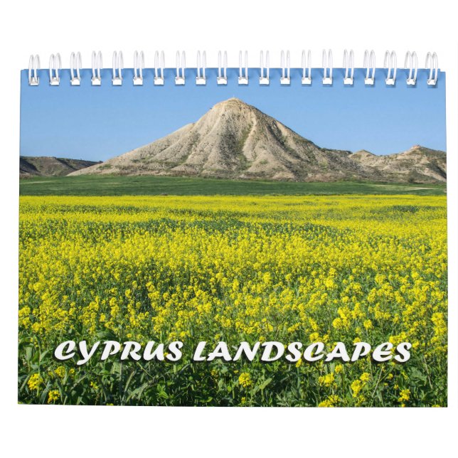 paisagens do calendário cipriota (Verso)