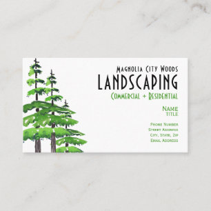 Paisaging Standard, Cartão de visita de 3,5" x 2,