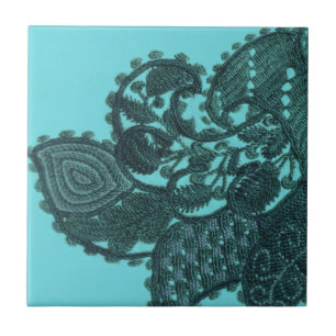 Paisley boémio azul e verde