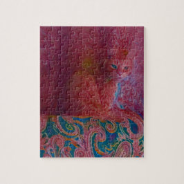 Paisley Cat Quebra-cabeça