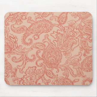 Paisley cor-de-rosa bonito Mousepad