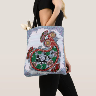 Paisley Koi Tote Bag