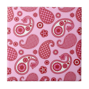 Paisley Pattern, Peppermint Rosa e Branco 