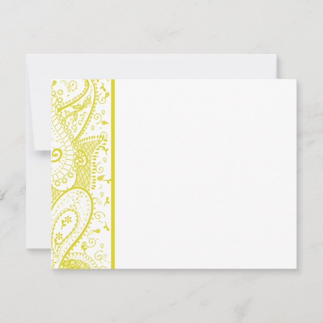 Paisley Pattern RSVP (Frente)
