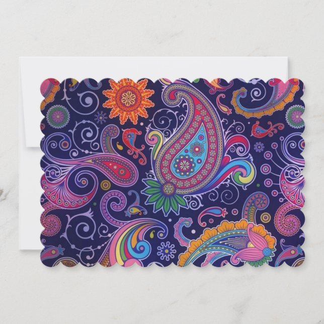 Paisley Purple rosa (Frente)
