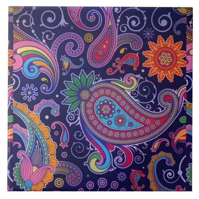 Paisley Purple rosa (Frente)